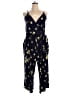 Kaileigh Stars Blue Jumpsuit Size 3X - photo 1
