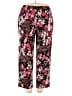 Susan Graver Floral Pink Casual Pants Size 1X - photo 1