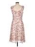 Connected Apparel 100% Polyester Floral Pink Cocktail Dress Size 10 (petite) - photo 2