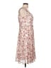 Connected Apparel 100% Polyester Floral Pink Cocktail Dress Size 10 (petite) - photo 4
