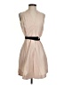 Lush Solid Tan Casual Dress Size S - photo 1
