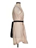 Lush Solid Tan Casual Dress Size S - photo 4