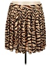 J.Crew 100% Polyester Animal Print Gold Casual Skirt Size 22 - photo 1