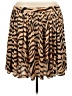 J.Crew 100% Polyester Animal Print Gold Casual Skirt Size 22 - photo 2