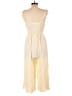 Allie Rose Solid Ivory Jumpsuit Size M - photo 2