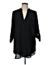 Lush Black 3/4 Sleeve Blouse Size L - photo 1