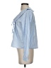 Modern Works Stripes Blue Long Sleeve Blouse Size XS - photo 5