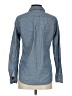 Gap 100% Cotton Tweed Blue Long Sleeve Button-Down Shirt Size S - photo 2