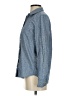 Gap 100% Cotton Tweed Blue Long Sleeve Button-Down Shirt Size S - photo 5