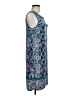 Max Studio Paisley Aztec Or Tribal Print Blue Casual Dress Size M - photo 4