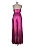 retrofête Solid Metallic Purple Cocktail Dress Size XL - photo 2