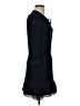 Veronica Beard 100% Silk Solid Blue Black Casual Dress Size 0 - photo 4