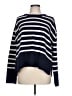 Gap 100% Cotton Stripes Blue Pullover Sweater Size L - photo 1