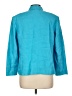 Talbots 100% Linen Teal Jacket Size 12 - photo 2