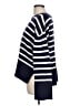 Gap 100% Cotton Stripes Blue Pullover Sweater Size L - photo 5