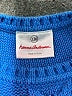 Hanna Andersson 100% Cotton Blue Pullover Sweater Size 13 - photo 3