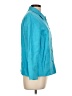 Talbots 100% Linen Teal Jacket Size 12 - photo 4