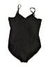 Miraclesuit Solid Black One Piece Swimsuit Size 16 - photo 1