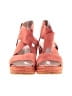 Eileen Fisher 100% Leather Red Burgundy Wedges Size 8 - photo 2