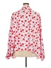 ASOS 100% Modal Graphic Pink Long Sleeve Blouse Size 26 - photo 2