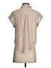 Japna 100% Rayon Stripes Tan Sleeveless Button-Down Shirt Size XS - photo 2