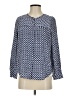Joie Polka Dots Blue Long Sleeve Blouse Size S - photo 1