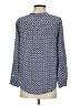 Joie Polka Dots Blue Long Sleeve Blouse Size S - photo 2