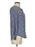 Joie Polka Dots Blue Long Sleeve Blouse Size S - photo 4