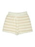 Unbranded 100% Viscose Stripes Ivory Shorts Size M - photo 1