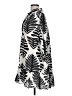 Allison 100% Cotton Print Silver Casual Dress Size L - photo 5