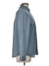 Express 100% Polyester Solid Gray Long Sleeve Blouse Size L - photo 4