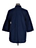 Chico's 100% Cotton Blue 3/4 Sleeve Button-Down Shirt Size XL (3) - photo 2