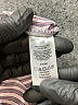 Ann Taylor LOFT 100% Polyester Stripes Burgundy Long Sleeve Blouse Size L - photo 8