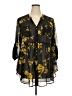 Torrid Black 3/4 Sleeve Blouse Size 2X Plus (2) - photo 1