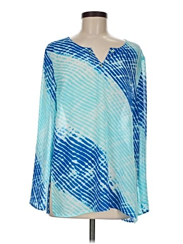 Tribal Long Sleeve Blouse (view 1)