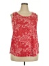 Faded Glory 100% Polyester Red Tank Top Size XXL - photo 1