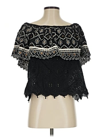 Hemant & Nandita Short Sleeve Blouse (view 1)