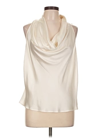 Cassini Sleeveless Silk Top (view 1)