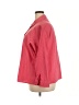 D&Co. Pink 3/4 Sleeve Button-Down Shirt Size 2X - photo 5