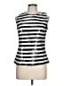 Lawrence Kazar Silver Sleeveless Top Size L - photo 1