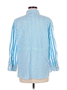 MULTIPLES 3/4 Sleeve Button-Down Shirt (view 2)
