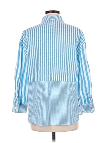 MULTIPLES 3/4 Sleeve Button-Down Shirt (view 2)