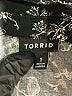 Torrid Floral Black Short Sleeve Blouse Size 1X Plus (1) - photo 7