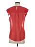 BCBGMAXAZRIA Red Short Sleeve Blouse Size S - photo 2
