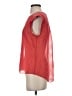 BCBGMAXAZRIA Red Short Sleeve Blouse Size S - photo 5
