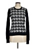 Joie Houndstooth Black Pullover Sweater Size M - photo 1