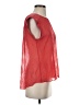 BCBGMAXAZRIA Red Short Sleeve Blouse Size S - photo 4