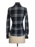 Polly & Esther 100% Polyester Plaid Black Long Sleeve Blouse Size XS - photo 2