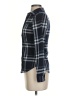 Polly & Esther 100% Polyester Plaid Black Long Sleeve Blouse Size XS - photo 5
