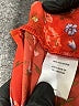 Chelsea & Violet 100% Polyester Floral Red Casual Pants Size S - photo 5